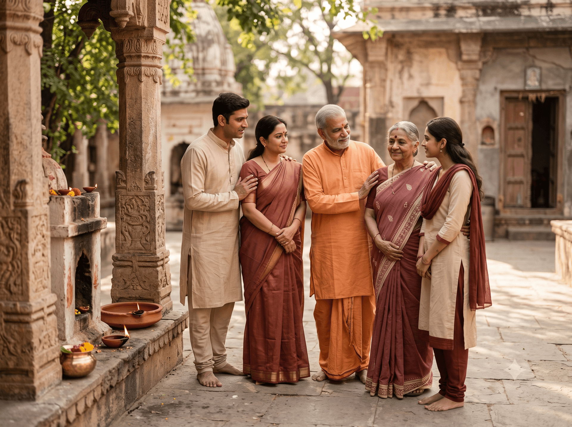 Family guidance moment