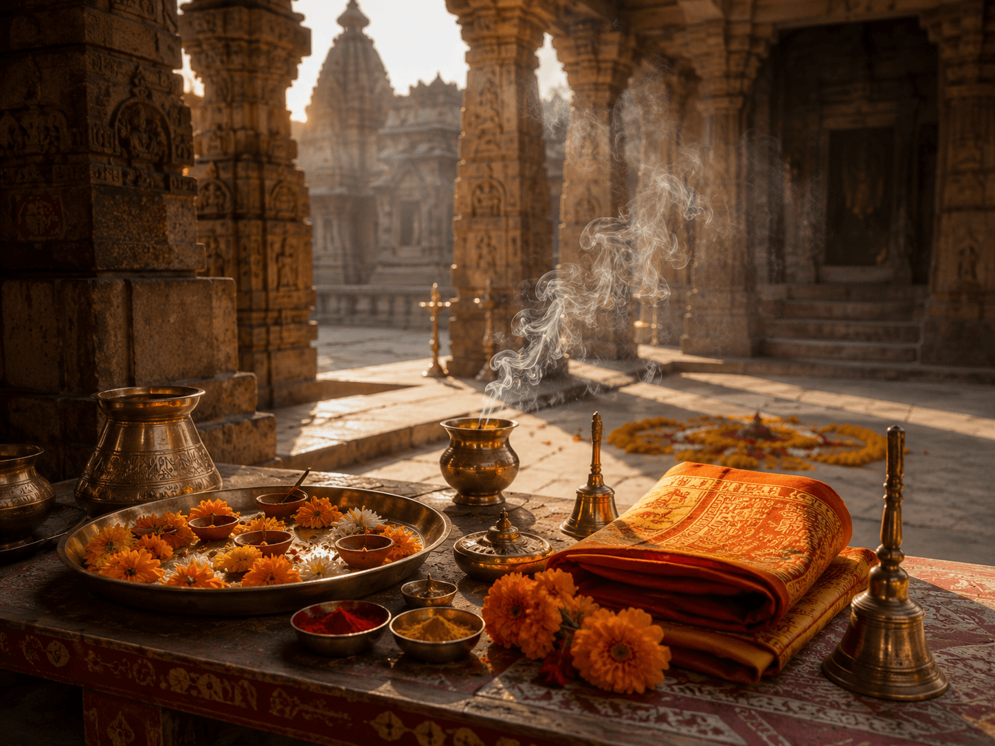 Temple ceremony preparation
